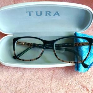 TURA Glasses and case